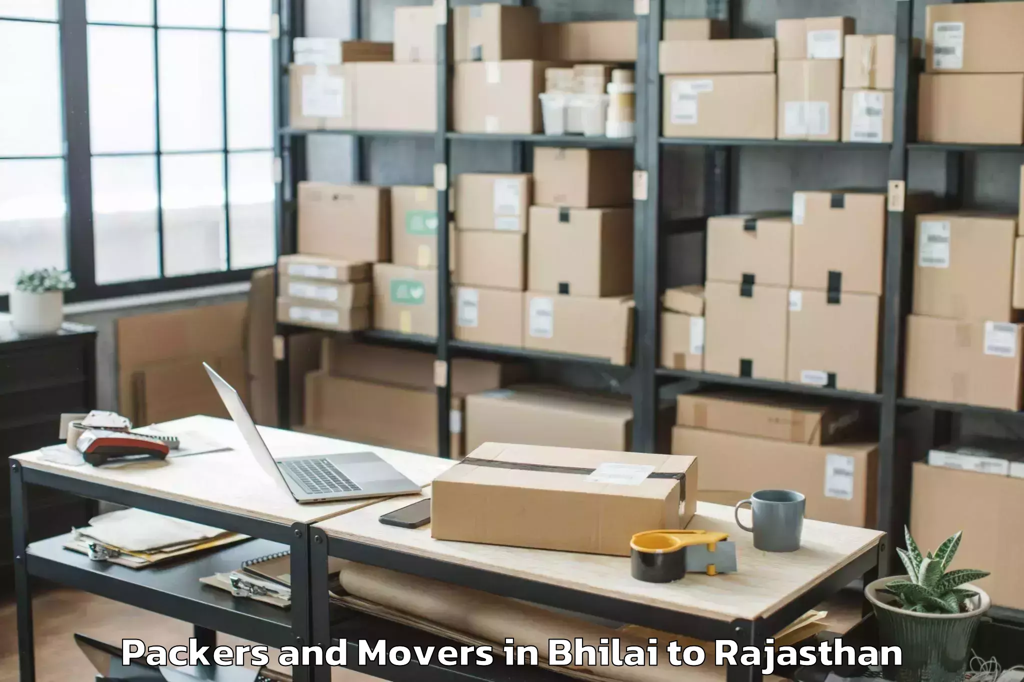 Efficient Bhilai to Kaman Packers And Movers